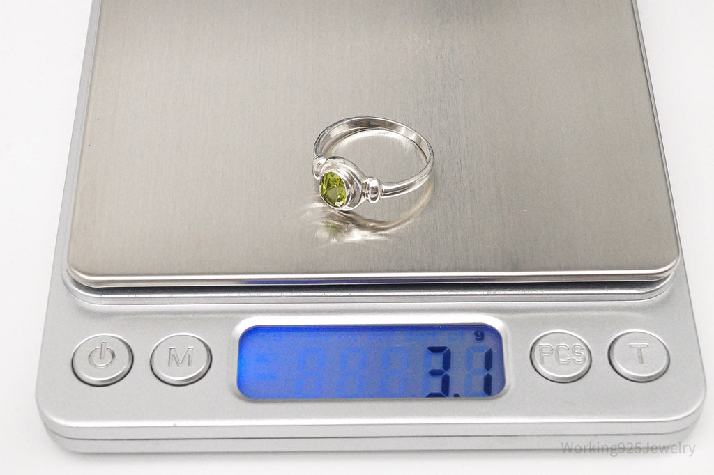 Vintage Peridot Sterling Silver Ring - Size 7.5 | Jewelry > Rings | Wiccan Center