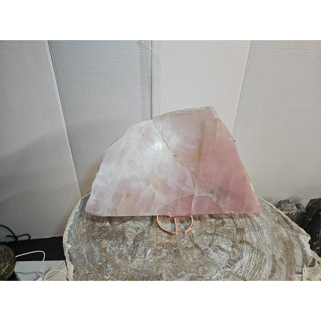 Natural Rose Quartz Crystal Stone Slices — 5.72 lbs from China | CrystalCloud Company | Mineral Specimens | Wiccan Center