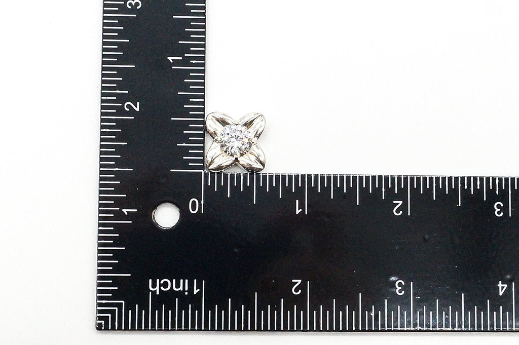 Large Cubic Zirconia Sterling Silver Pendant | Jewelry > Necklaces > Pendants | Wiccan Center