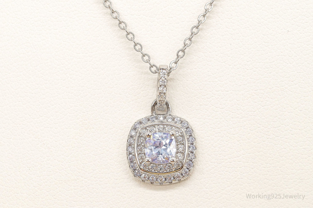 Designer Ryze Cubic Zirconia Sterling Silver Necklace | Jewelry > Necklaces > Pendants | Wiccan Center