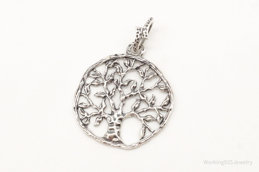 Vintage Tree Openwork Sterling Silver Pendant | Jewelry > Necklaces > Pendants | Wiccan Center