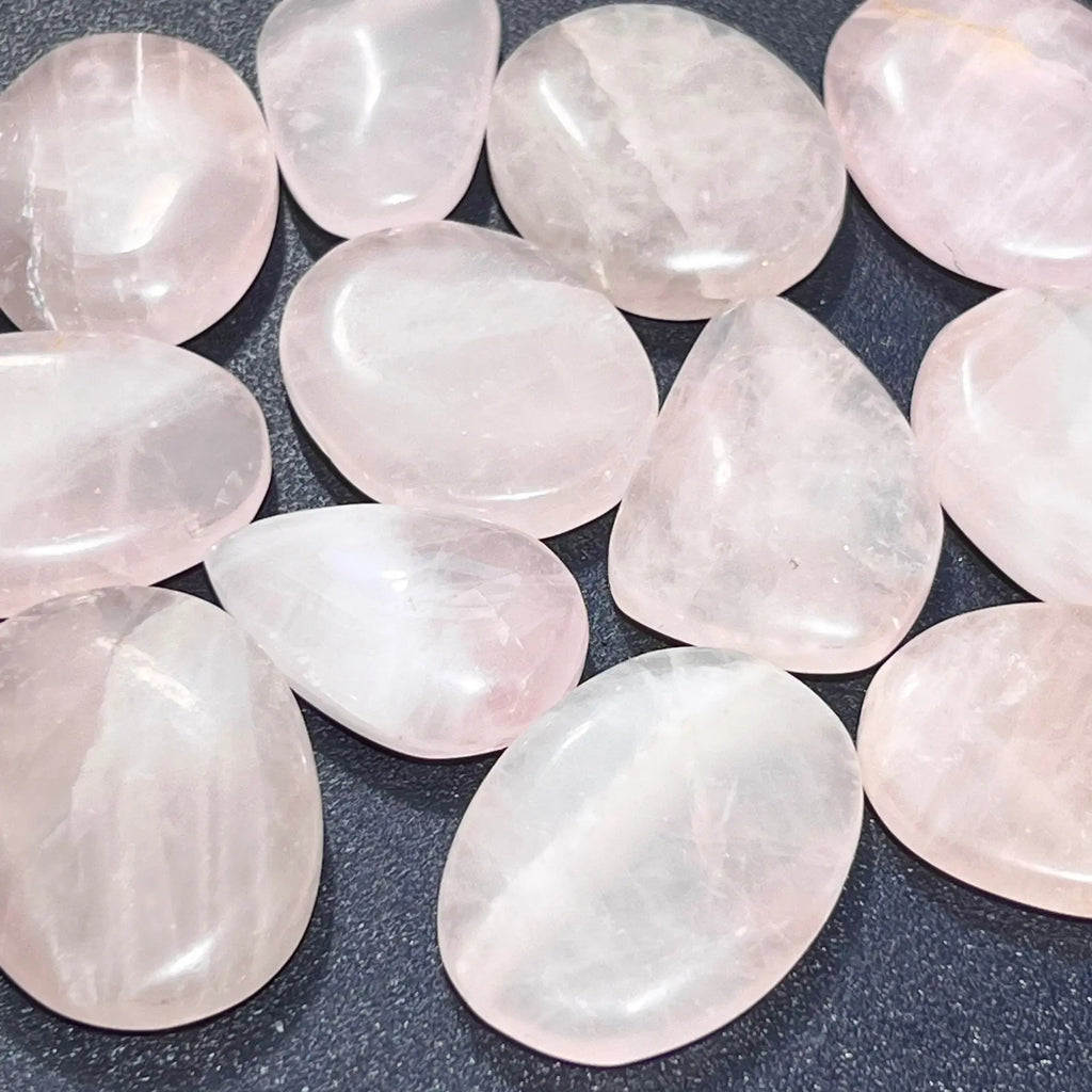 Pink Rose Quartz Crystal Cabochons | Craft Supplies & Tools > Beads, Gems & Cabochons > Cabochons | Wiccan Center