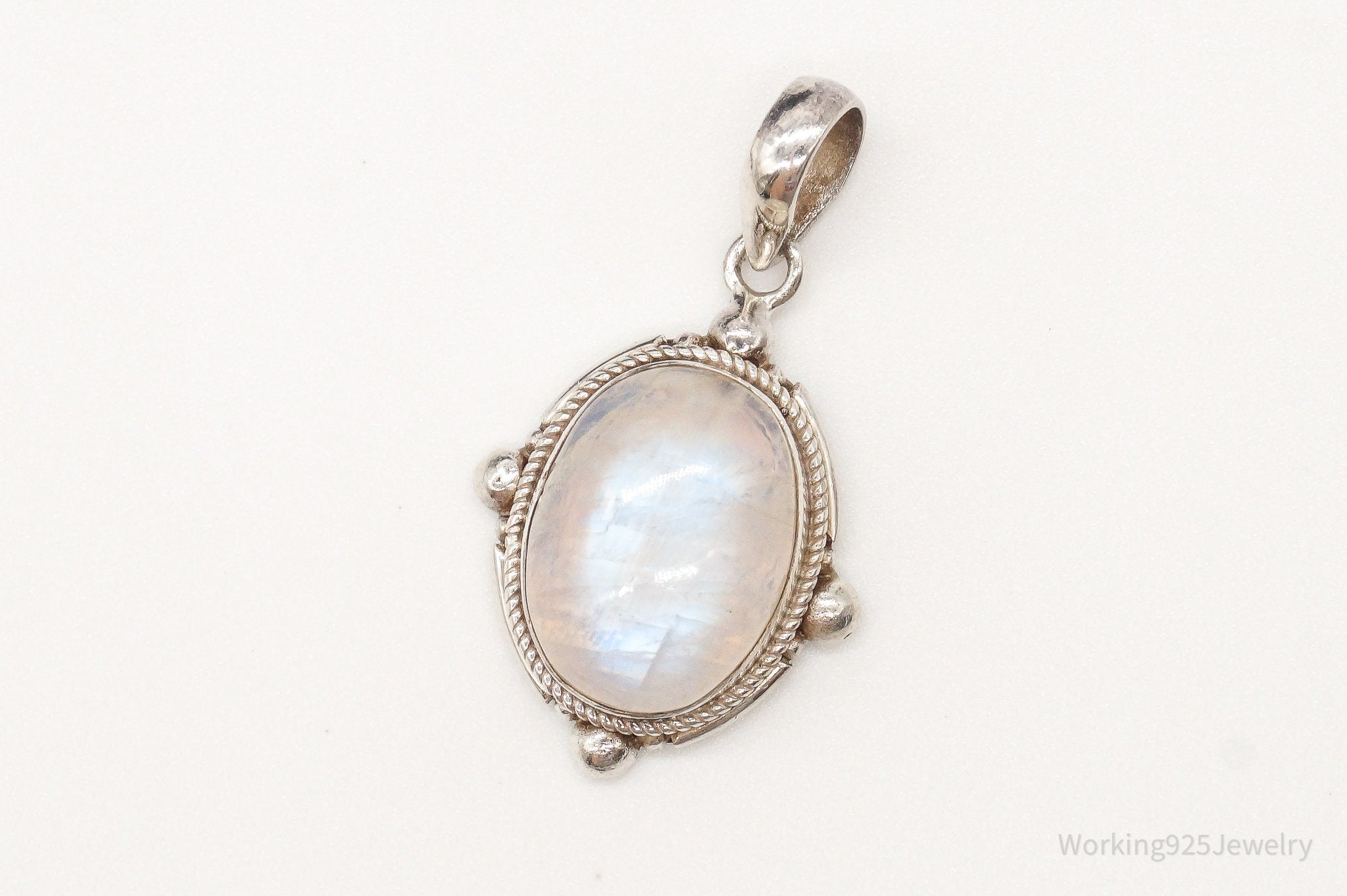 Vintage Moonstone Sterling Silver Southwestern Pendant | Jewelry > Necklaces > Pendants | Wiccan Center