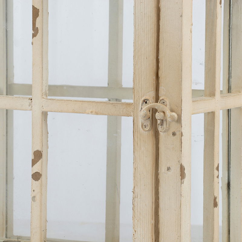 Wooden Candle Lantern Decorative Hurricane Holder - Ivory | Lanterns | Wiccan Center