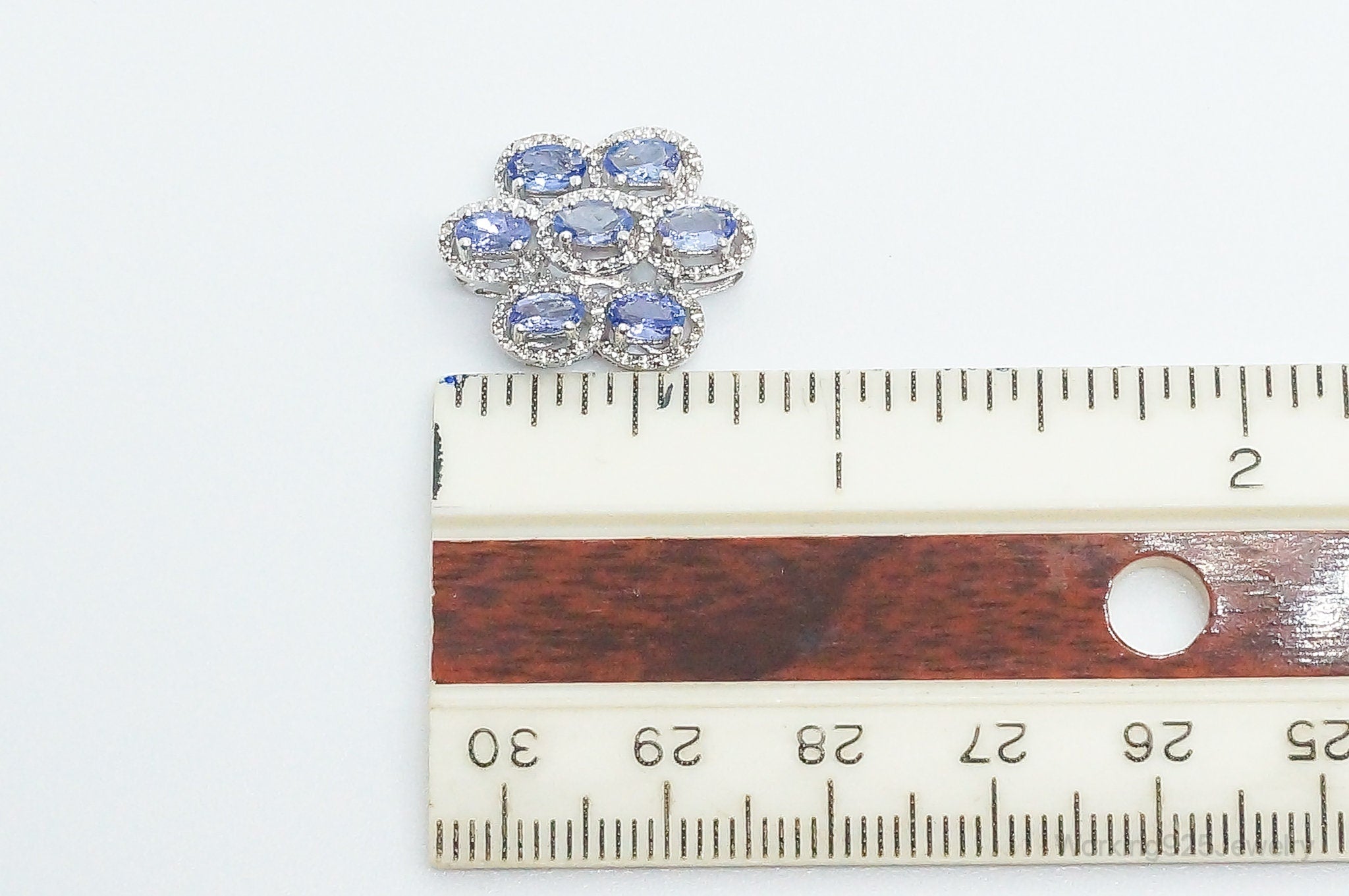 Designer Stauer Iolite Cubic Zirconia Sterling Silver Pendant | Jewelry > Necklaces > Pendants | Wiccan Center