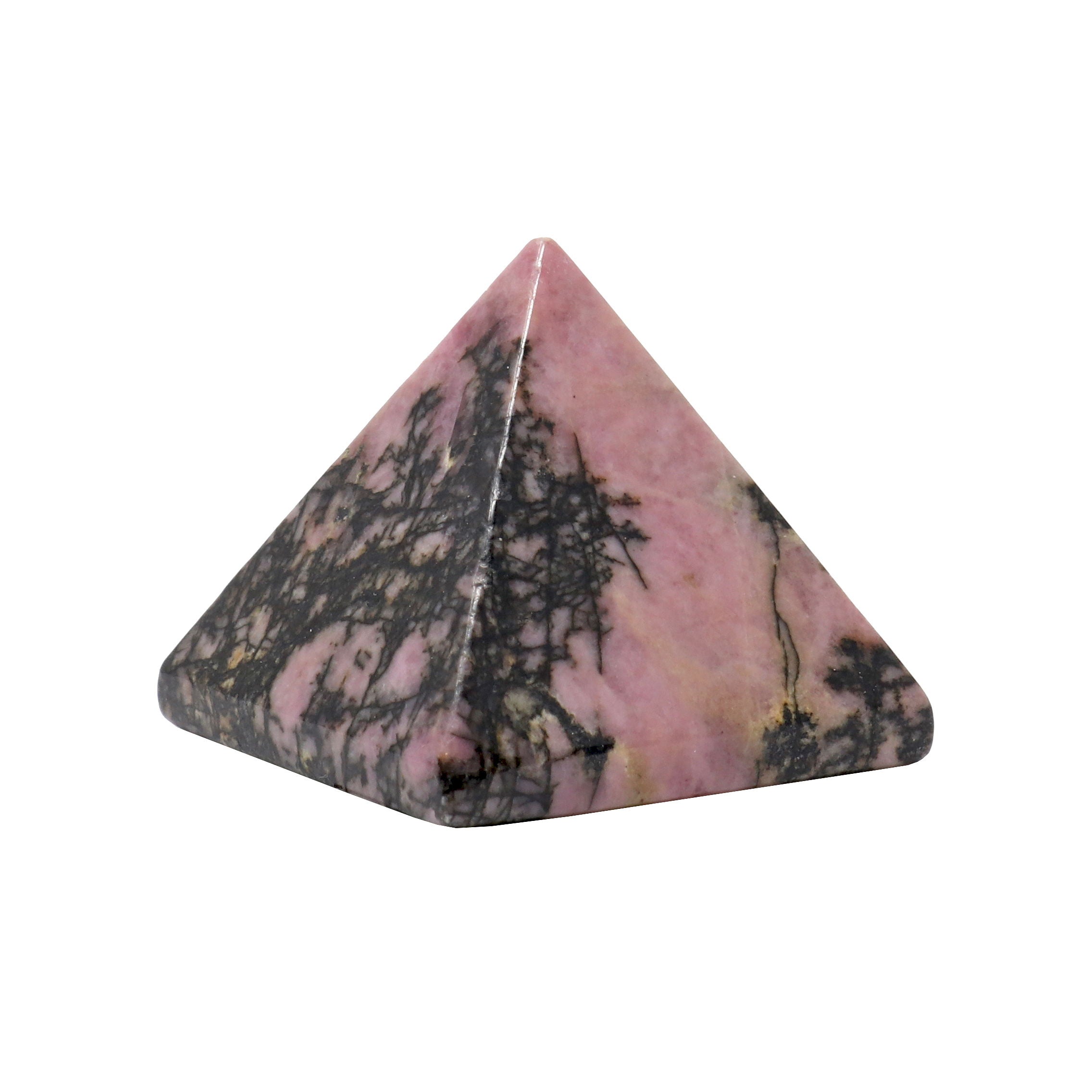 Rhodonite Pyramid 1" | Crystals & Minerals > Figurines | Wiccan Center