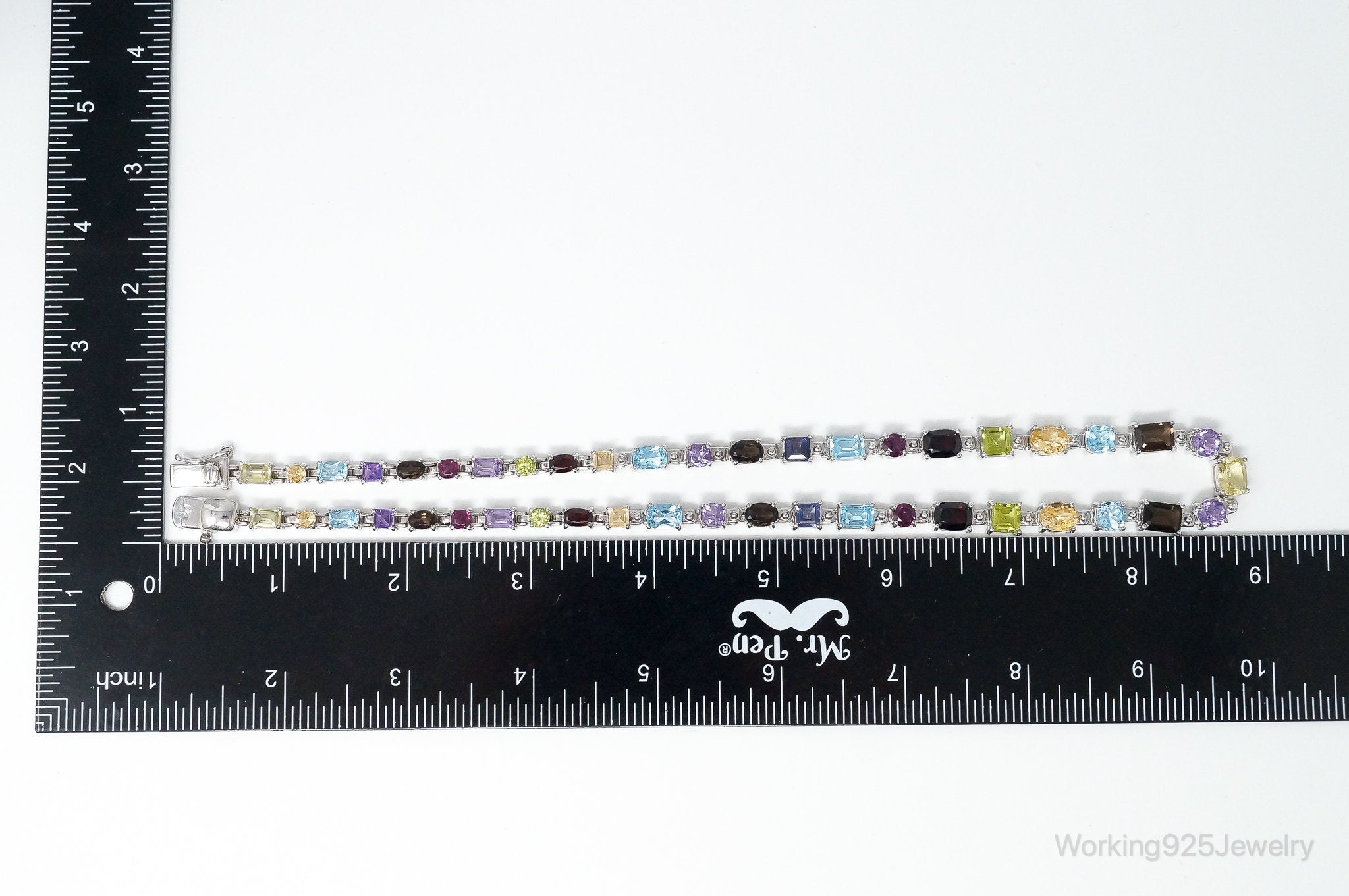 Vintage Multi Stone Sterling Silver Necklace | Jewelry > Necklaces > Pendants | Wiccan Center