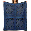 Celtic Meditation Blue All-season Throw Blanket