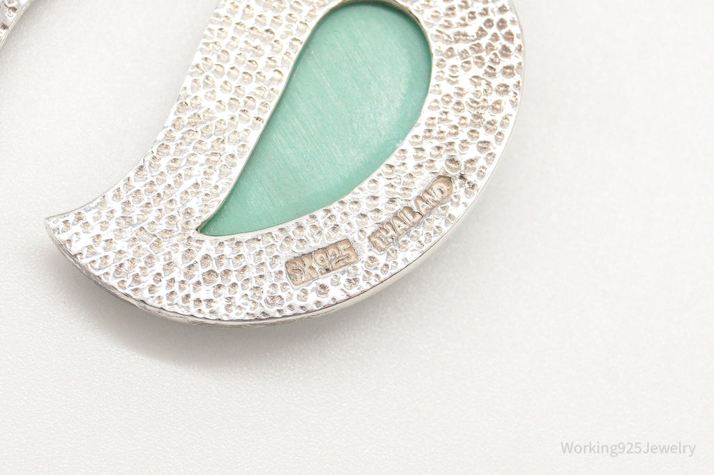 Designer SX Turquoise Sterling Silver Earrings | Jewelry > Earrings | Wiccan Center