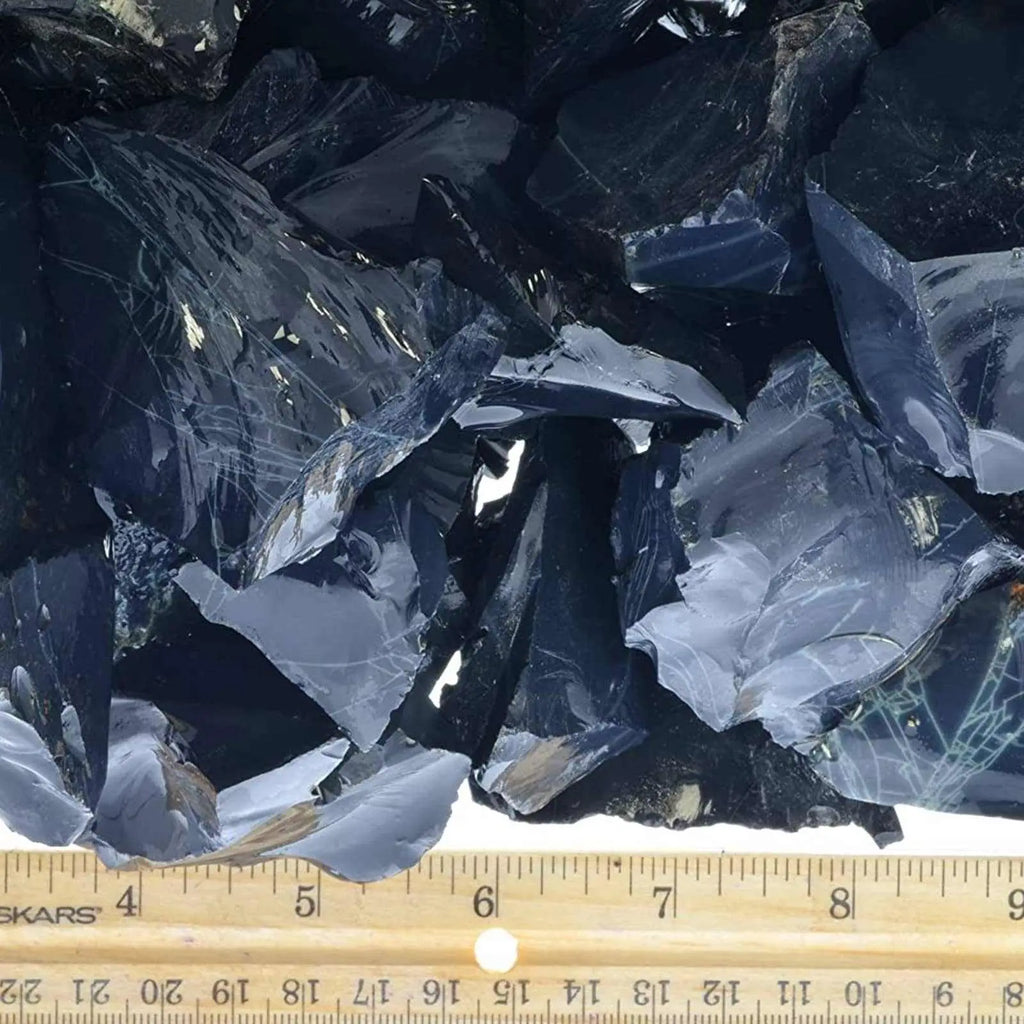 Natural Spiderweb Obsidian – Raw Stone from Mexico | Rough Stones | Wiccan Center
