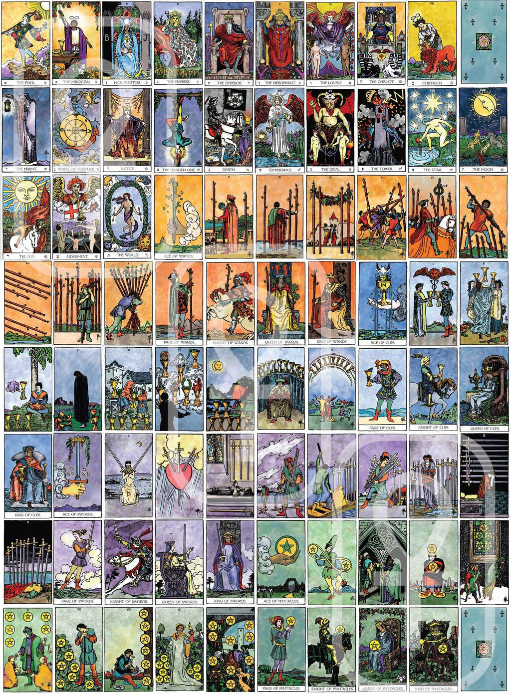 The Weiser Tarot Card Sticker Book: Over 2,500 Stickers | Sacred Book Store | Wiccan Center