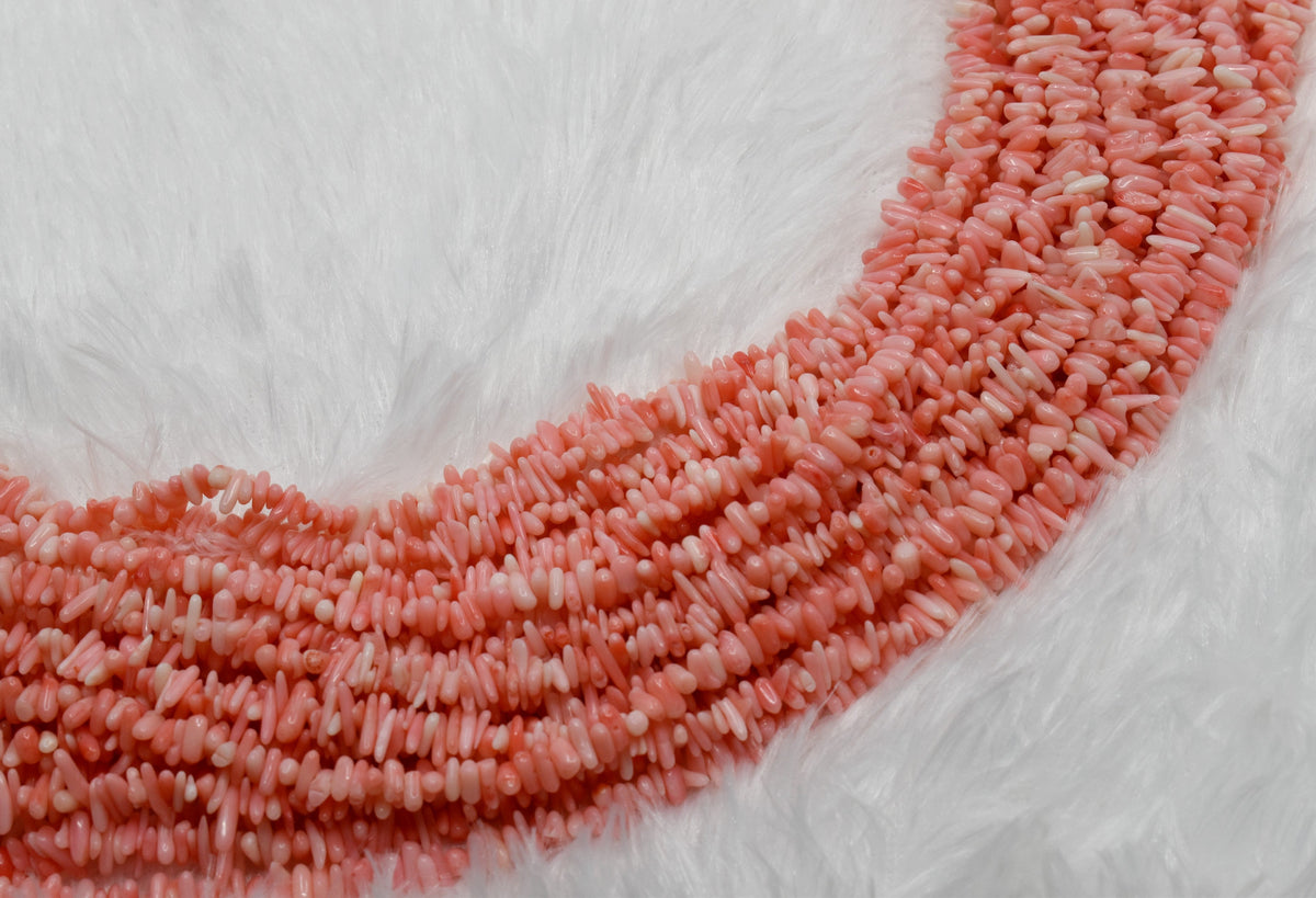 Uncut Raw Pink Opal Crystal Chip Beads for Necklace (Sleep and Stress Relief) | | Wiccan Center
