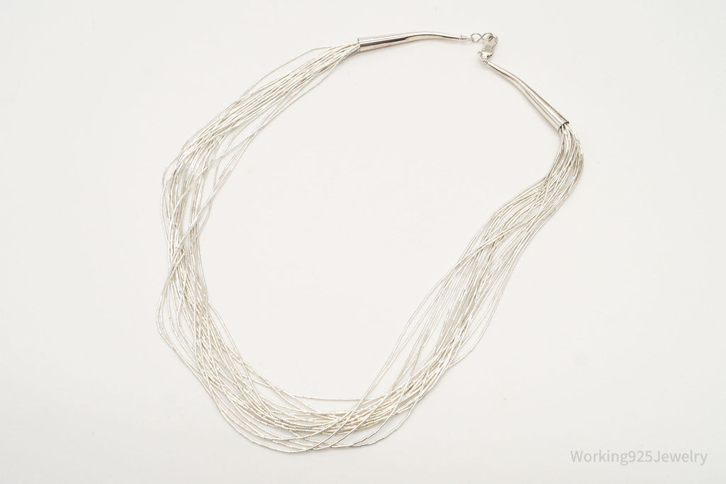 Vintage Native American Sterling Silver Bead Necklace | Jewelry > Necklaces | Wiccan Center