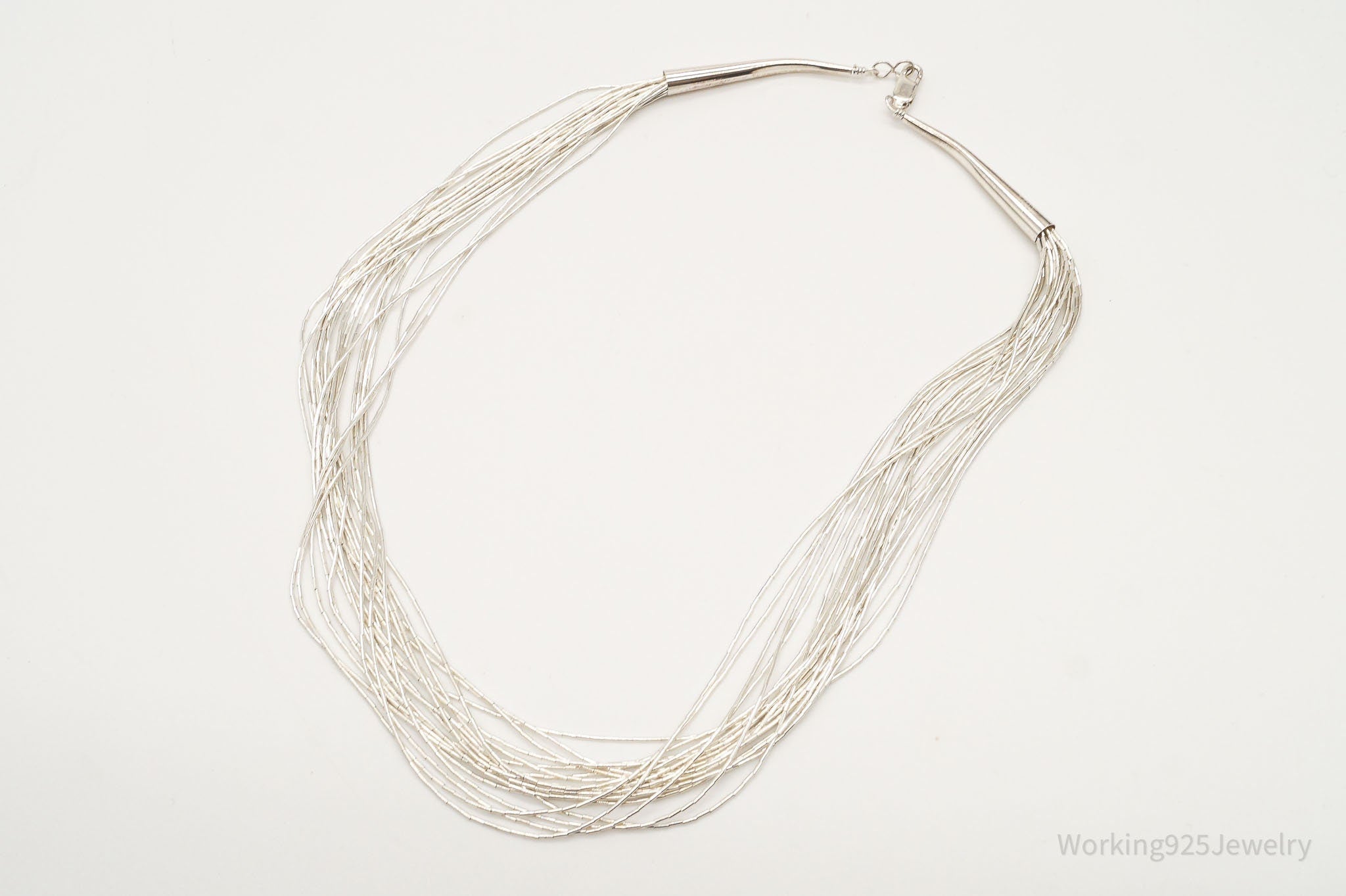 Vintage Native American Sterling Silver Bead Necklace | Jewelry > Necklaces | Wiccan Center