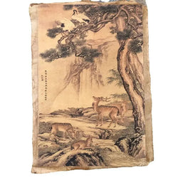 Chinese Rice Paper Scroll – Shen Quan’s “Nine Diagrams” Wall Art Slice | Scroll Paintings | Wiccan Center