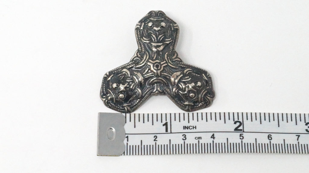 David Andersen Norway Viking Saga Trefoil Beast Sterling Silver Necklace Pendant | Jewelry > Necklaces > Pendants | Wiccan Center