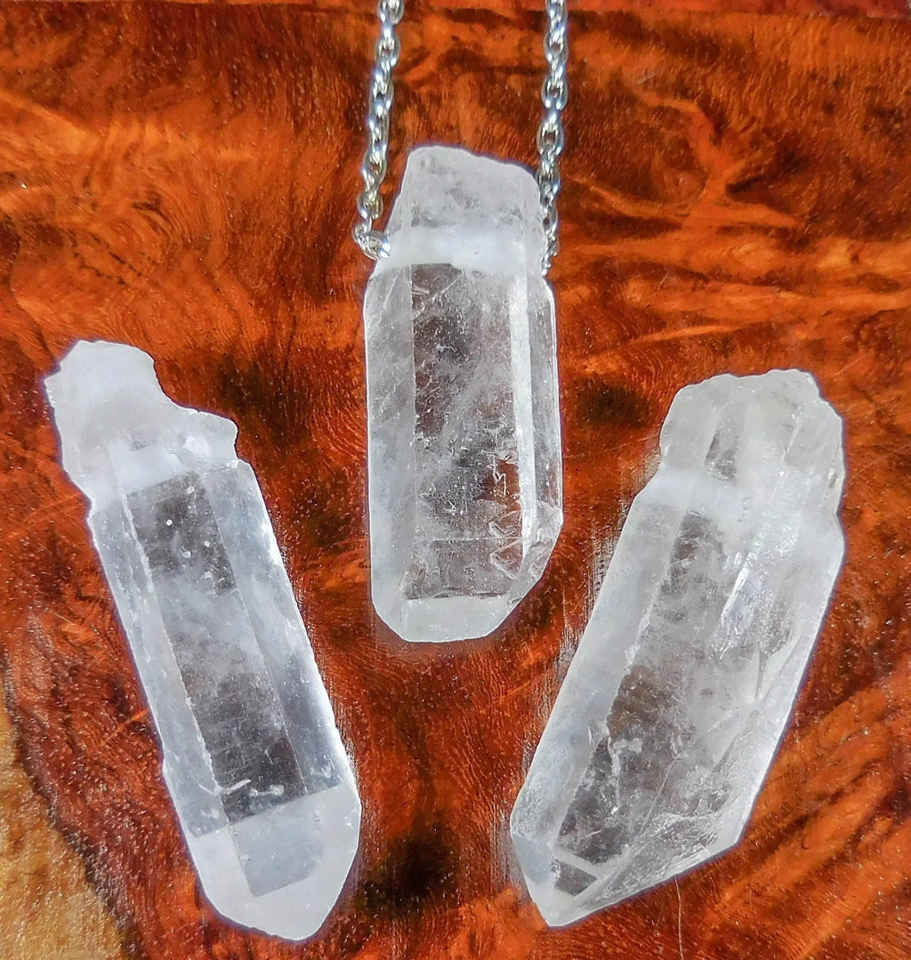 Drilled Clear Quartz Crystal Points (2mm Hole) Wholesale Pendant Beads | Craft Supplies & Tools > Beads, Gems & Cabochons > Charms & Pendants > Charms | Wiccan Center