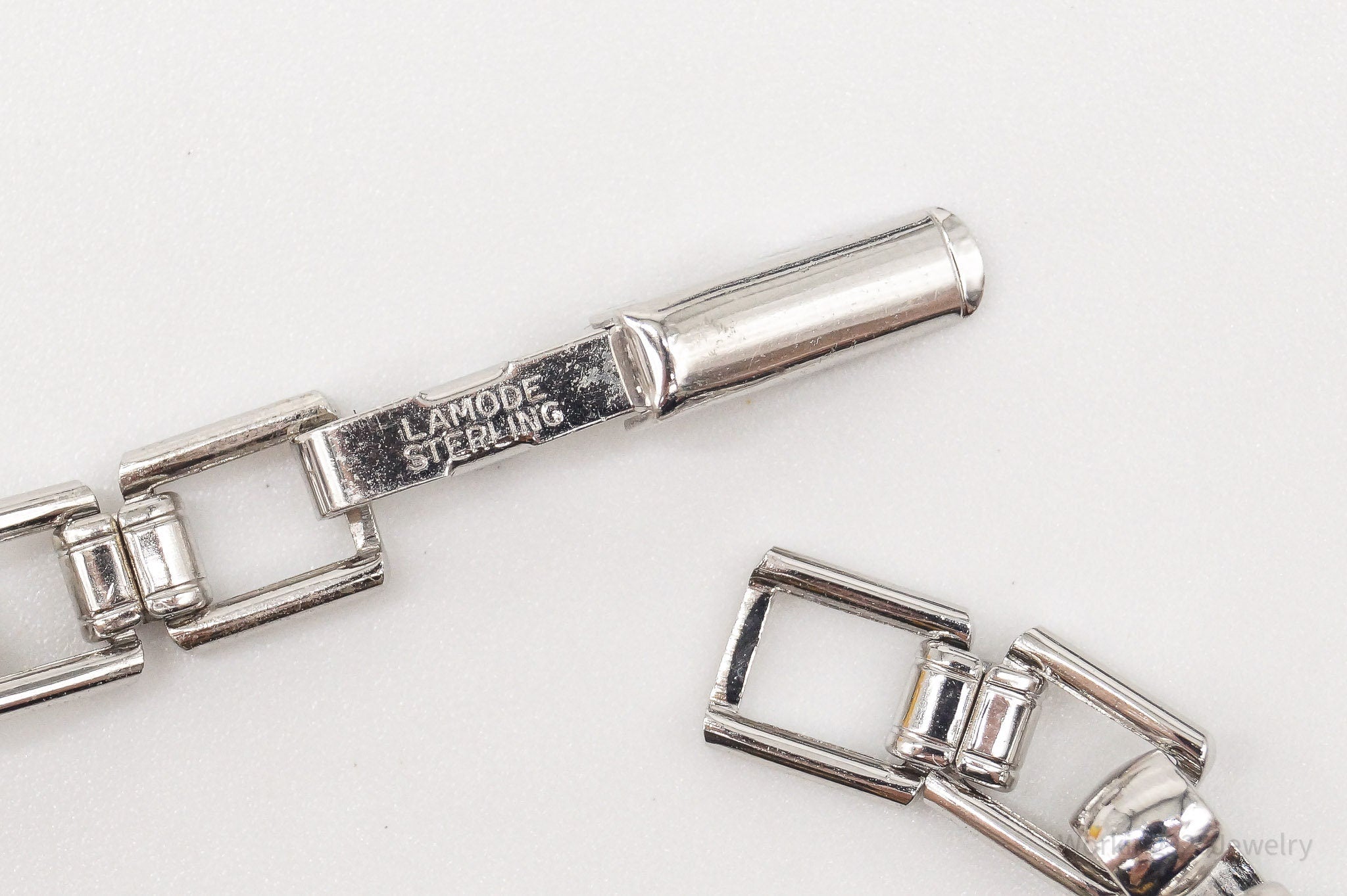 Vintage Designer LaMode Name ID Bar Sterling Silver Bracelet | Jewelry > Bracelets | Wiccan Center