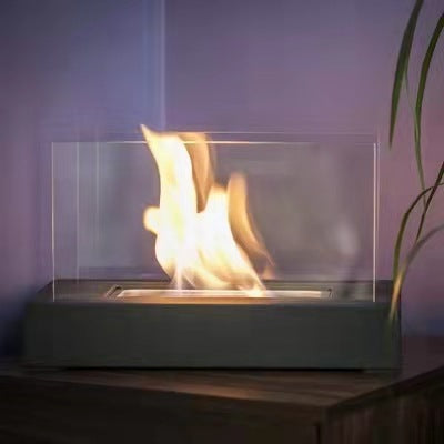 Tabletop Fire Pit Concrete Rubbing Alcohol Indoor Fire Bowl Mini Fireplace Outdoor Decor Portable Table Top Chiminea Meditation Isopropyl | 0 | Wiccan Center