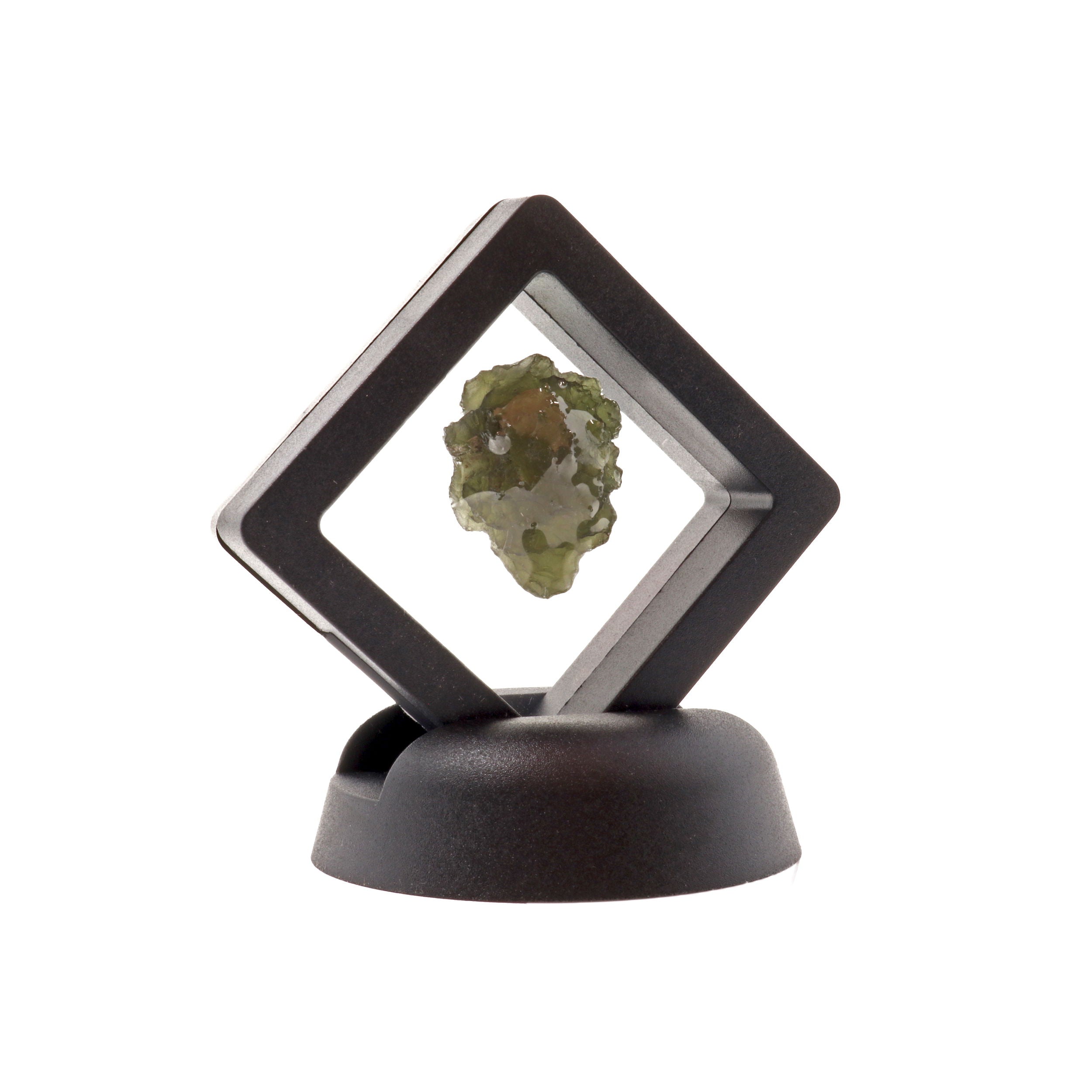 Moldavite Tektite Raw Nugget - in Gel Case | Crystals & Minerals > Specimens | Wiccan Center