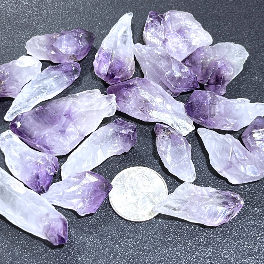Amethyst Crystal Points Rough Raw (By The Piece or Pound) Wholesale | Home & Living > Home Decor > Home Accents > Rocks & Geodes | Wiccan Center