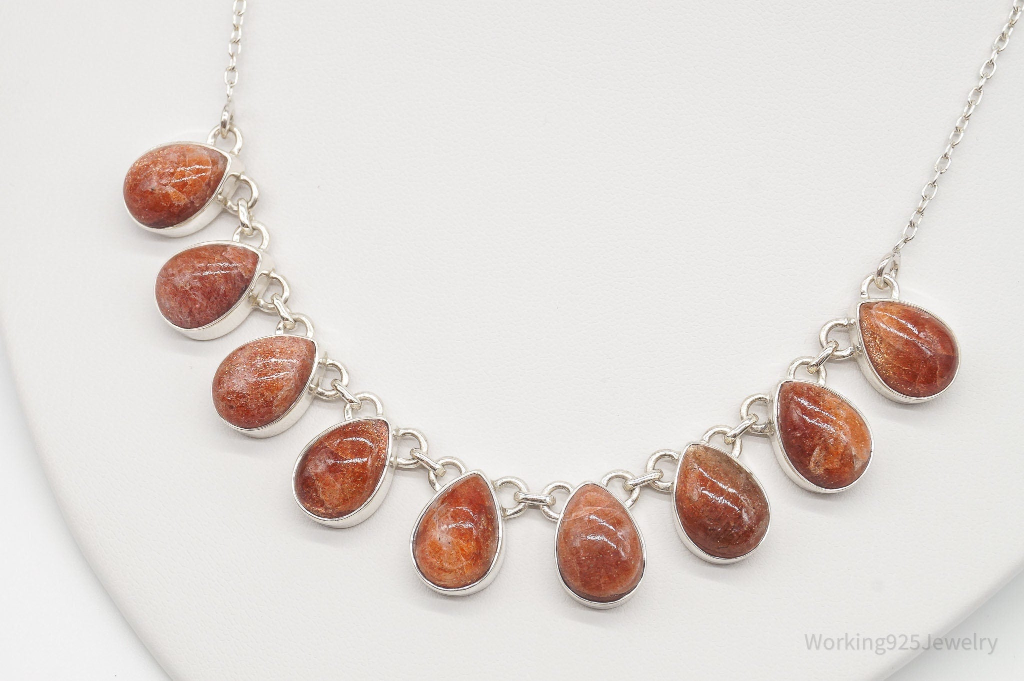 Vintage Designer TGGC Sunstone Sterling Silver Necklace | Jewelry > Necklaces > Pendants | Wiccan Center