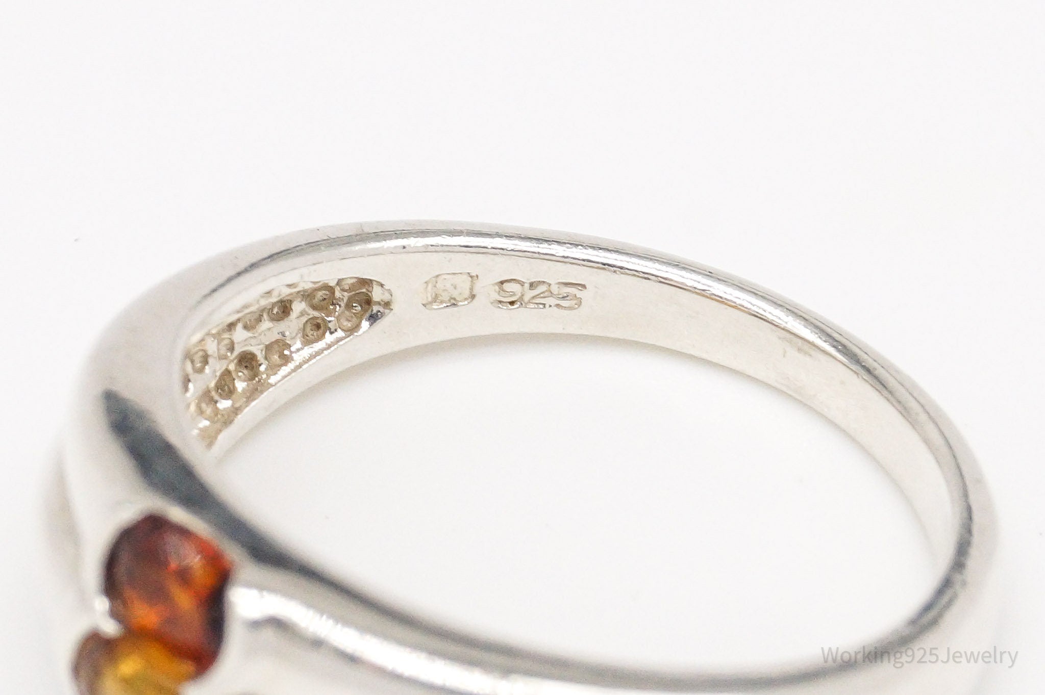 Vintage Citrine Sterling Silver Ring Size 9 | Jewelry > Rings | Wiccan Center