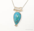 Designer Whitney Kelly WK Large Turquoise Sterling Silver Necklace | Jewelry > Necklaces > Pendants | Wiccan Center