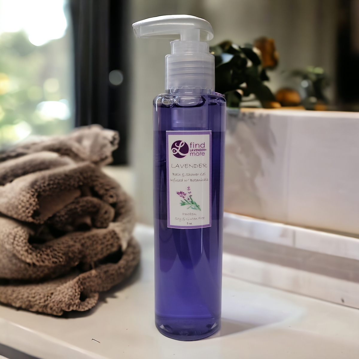 Lavender Bath Shower Gel Natural Aromatherapy Body Wash | Health and Beauty | Wiccan Center