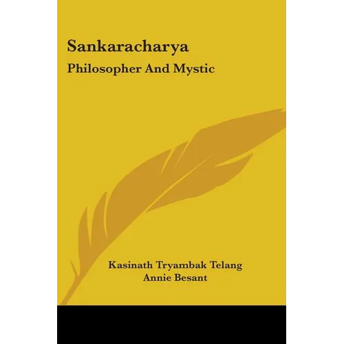 Sankaracharya: Philosopher And Mystic - Paperback | Books | Wiccan Center