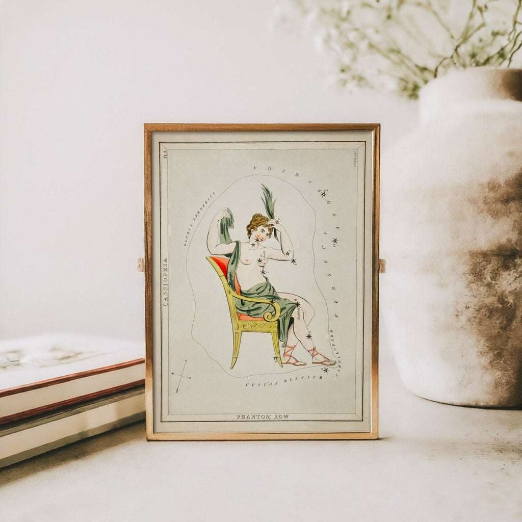 “Cassiopeia Constellation” Goddess Art Print | Home Decor | Wiccan Center