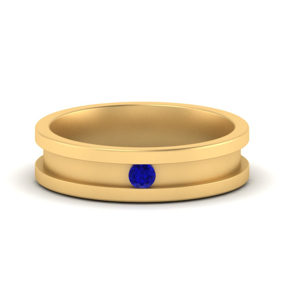 Single Stone Mens Promise Ring