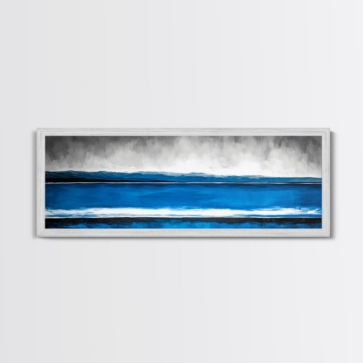 Ocean Wave, Beach Canvas Print, Coastal Art, Blue Water Painting, Modern Seascape, Nautical Wall Art, Living Room Decor, Minimalist Art | | Wiccan Center