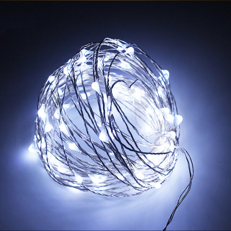 Silver Copper String Fairy Lights - Plug in | LED Lights | Wiccan Center