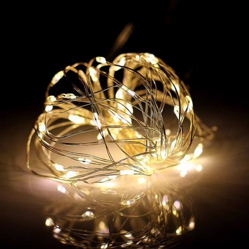 Silver Copper String Fairy Lights - Plug in | LED Lights | Wiccan Center