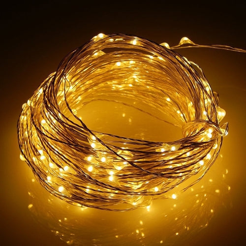 Silver Copper String Fairy Lights - Plug in | LED Lights | Wiccan Center