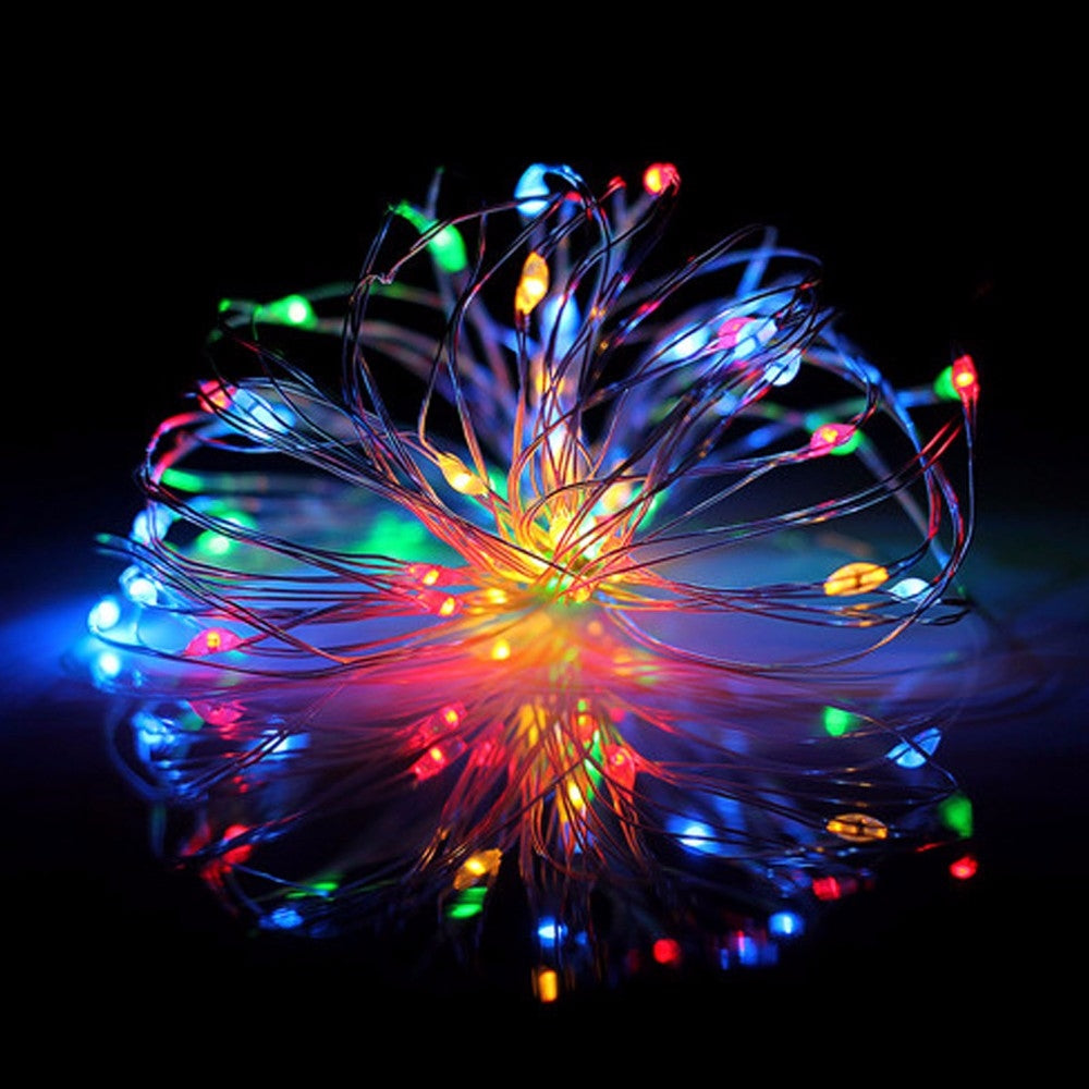 Silver Copper String Fairy Lights - Plug in | LED Lights | Wiccan Center