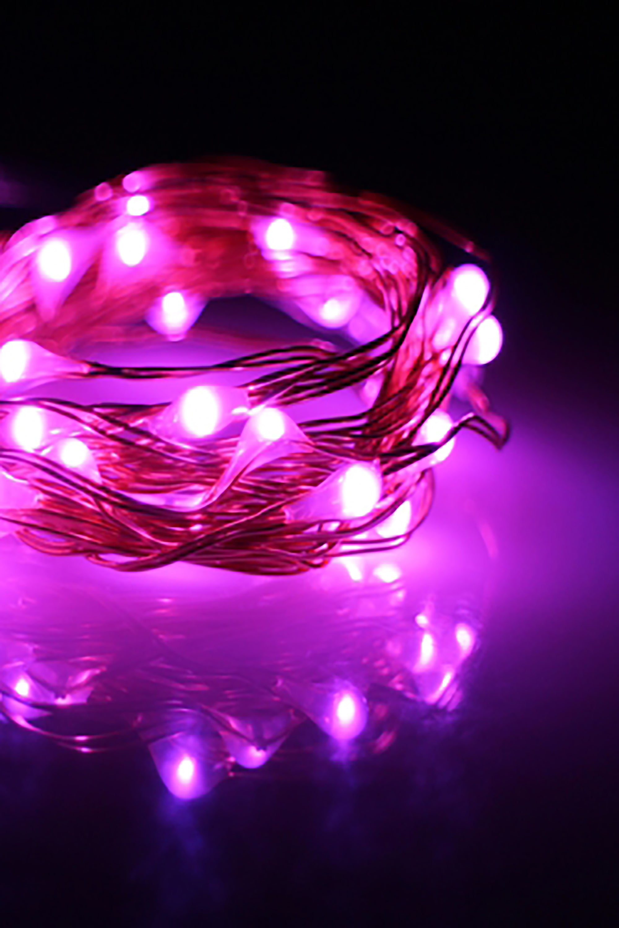 30 LED Silver Copper Fairy String Lights - Battery Operated | | Wiccan Center