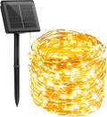 Solar Powered 200 LED 72ft Copper Wire Fairy Light 72' - 8 Light Modes | | Wiccan Center