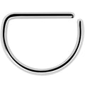 16G 1/2 Classic Annealed 316L Stainless Steel Ring | DISCONTINUED | Wiccan Center