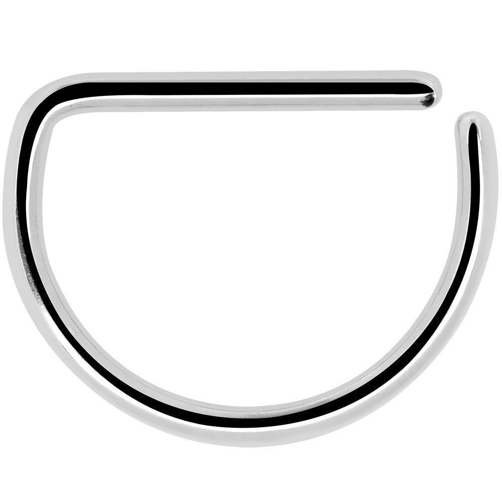 16G 1/2 Classic Annealed 316L Stainless Steel Ring | DISCONTINUED | Wiccan Center