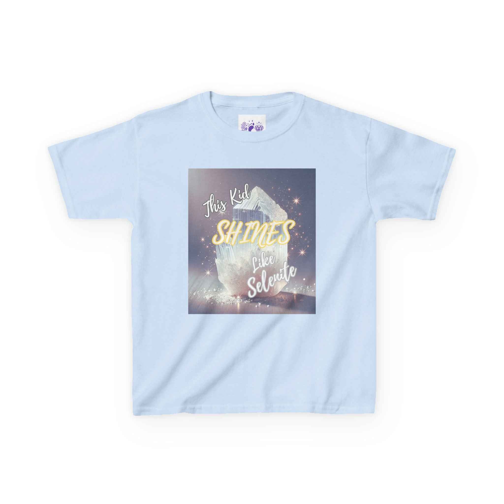 Kids TShirt 'This Kid Shines Like Selenite' | Kids clothes | Wiccan Center