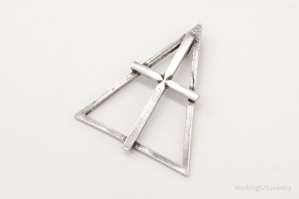 Large Antique Cross Sterling Silver Pendant | Jewelry > Necklaces > Pendants | Wiccan Center