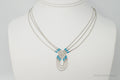 Vintage Native American Unsigned Turquoise Sterling Silver Bead Necklace | Jewelry > Necklaces > Pendants | Wiccan Center
