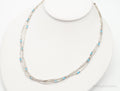 Vintage Native American Blue Turquoise Sterling Silver Bead Necklace | Jewelry > Necklaces | Wiccan Center