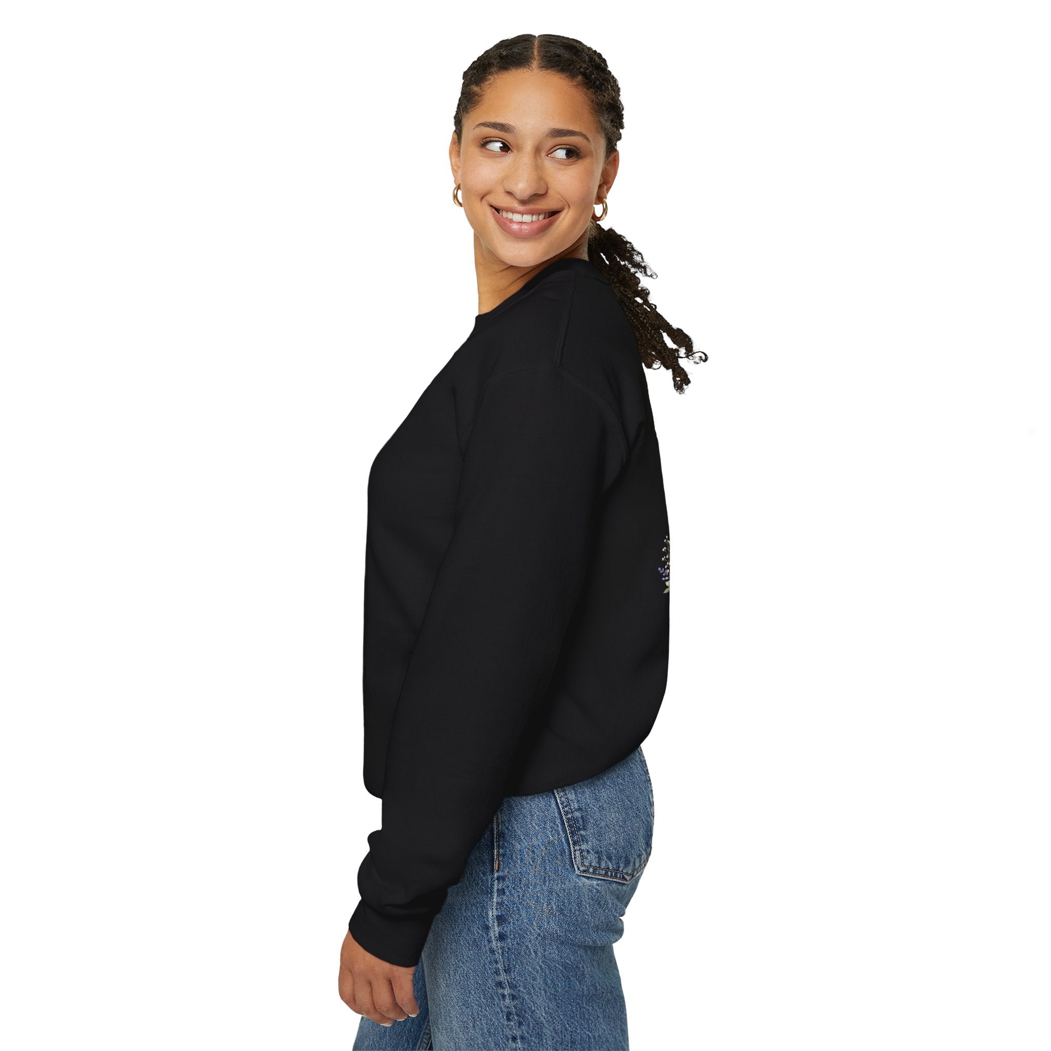LOVE Crystal Letter Design | Sweatshirt | Wiccan Center
