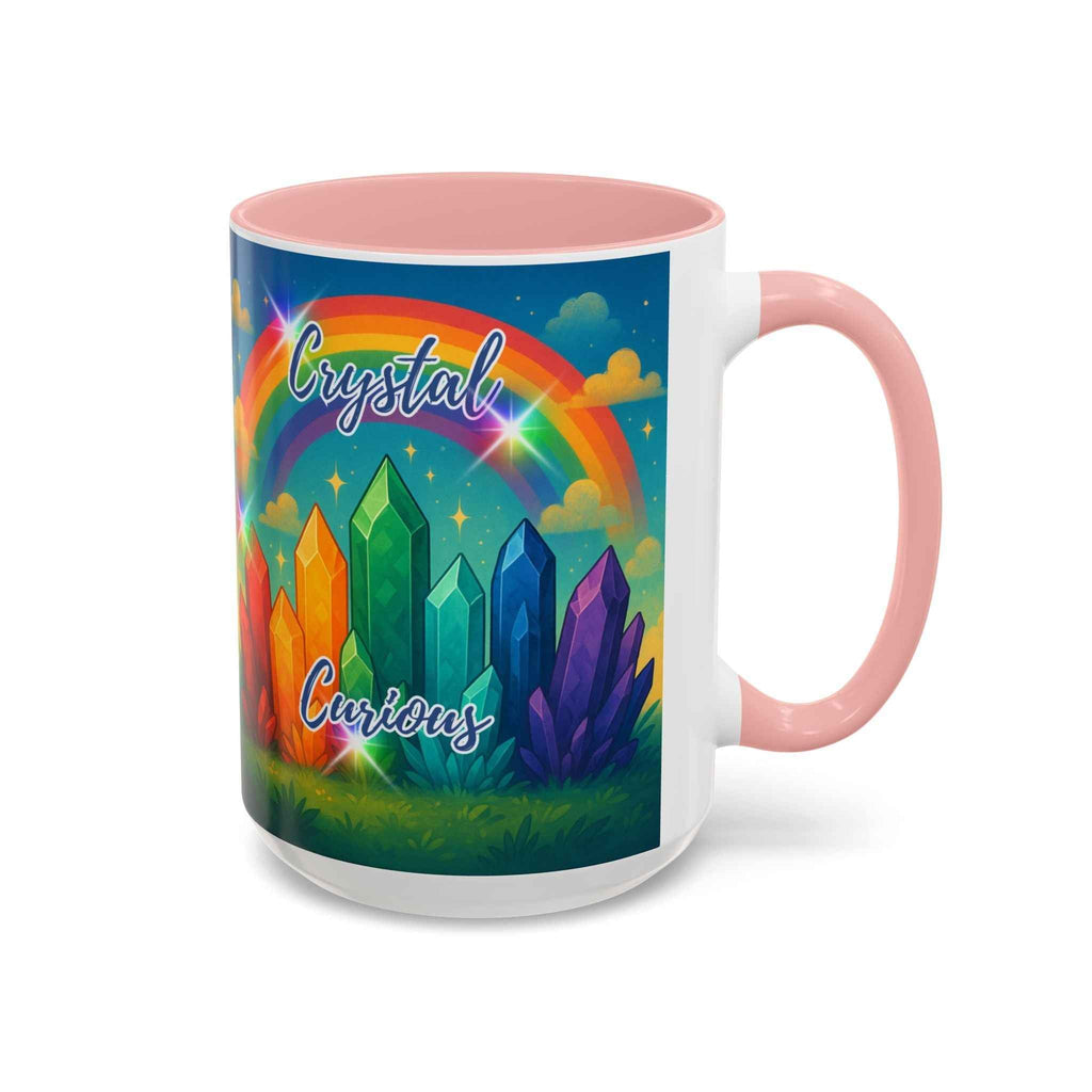 Coffee Mug - Rainbow Crystal Curious | Mug | Wiccan Center