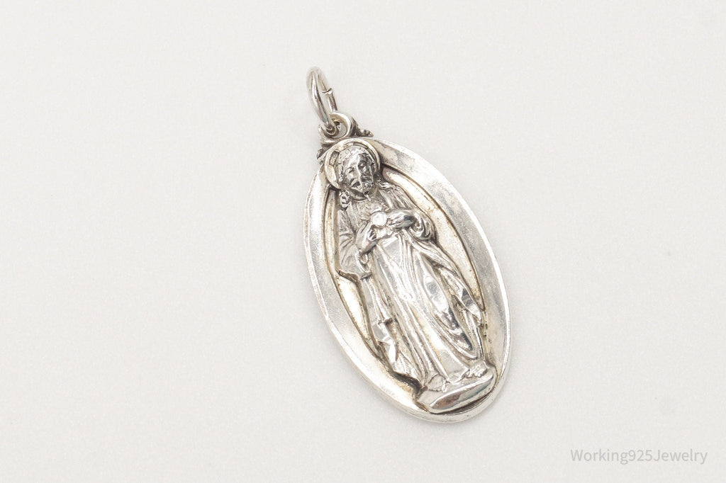 Antique Hayward Jesus Sterling Silver Pendant | Jewelry > Necklaces > Pendants | Wiccan Center
