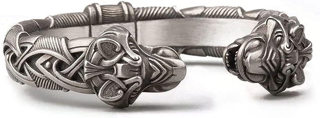 Viking Wolf Bracelet – Fenrir Norse Bangle
