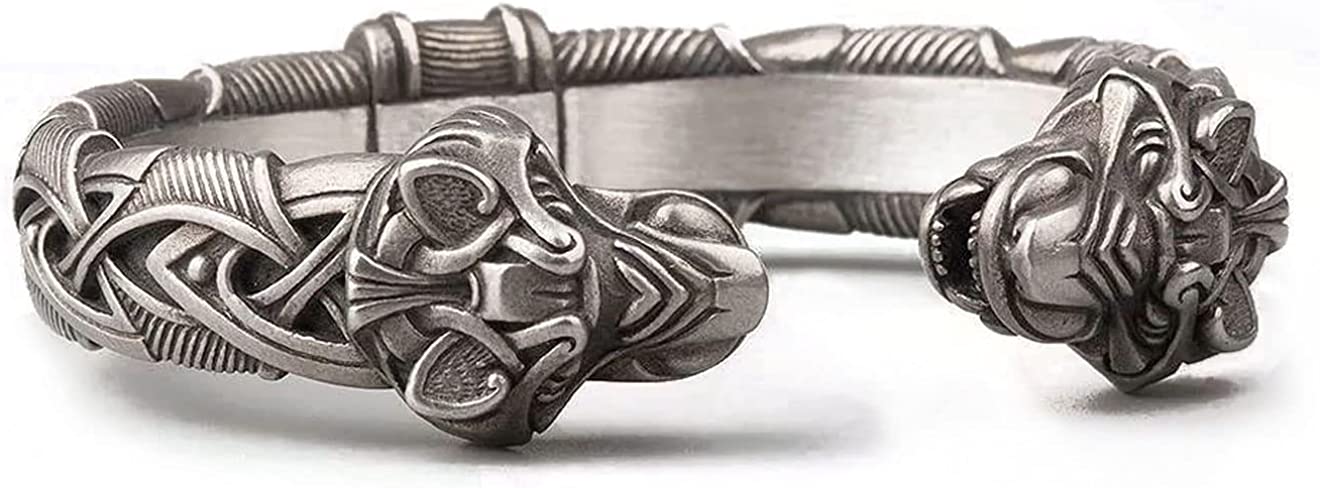 Viking Wolf Bracelet – Fenrir Norse Bangle
